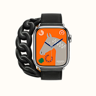 充実の品 HERMES Apple Watch series 8 シルバー 腕時計(デジタル)